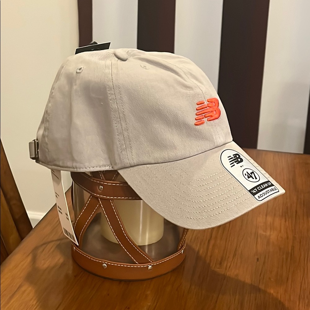 New Balance x 47 Clean Up Hat Cap new team away grey Mens One Size Strap Back